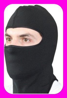 meenu arts Black Bike Face Mask for Men & Women(Size: XXL,  Balaclava)