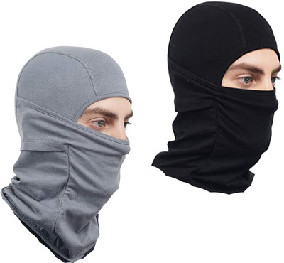 Ben Toi Black, Grey Bike Face Mask for Men & Women(Size: Free,  Balaclava)
