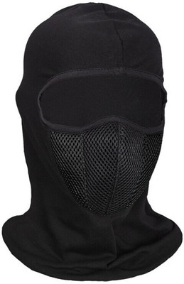 aksmit Black Helmet Skull Cap for Men & Women(Size: Free,  Balaclava)