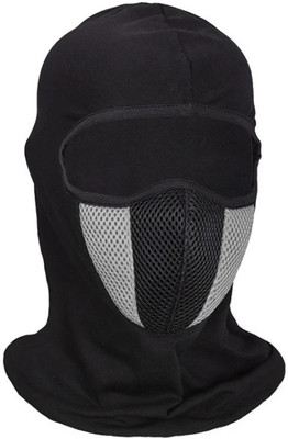 aksmit Black, Grey Helmet Skull Cap for Men & Women(Size: Free,  Balaclava)