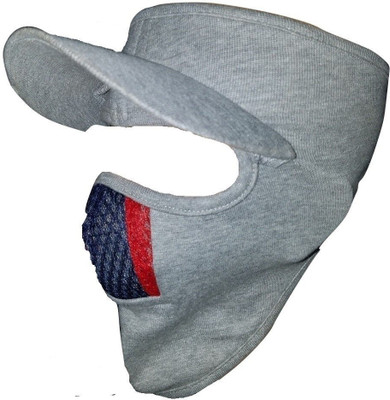 H-Store Grey Bike Face Mask for Men & Women(Size: Free,  Balaclava)