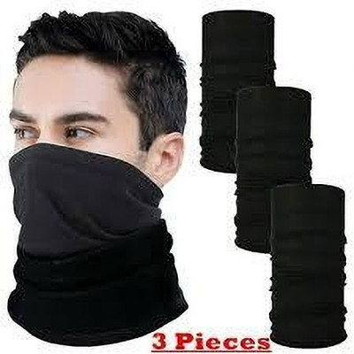 BikenWear Black Helmet Skull Cap for Men & Women(Size: Free,  Balaclava)