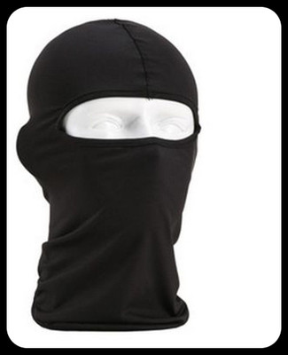 meenu arts Black Bike Face Mask for Boys & Girls(Size: XXL,  Balaclava)