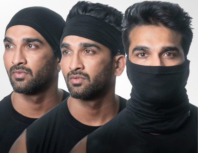 MSR STORE Black Bike Face Mask for Boys & Girls(Size: Free,  Balaclava)