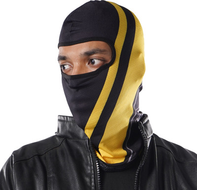 Tiivra Blue, Yellow Bike Face Mask for Men & Women(Size: Free,  Balaclava)