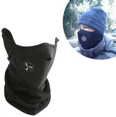 Taveesa Black Bike Face Mask for Women(Size: Free,  Balaclava)