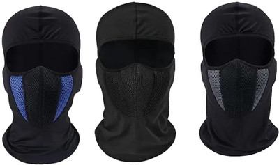 eFashionDeals Black, Blue, Grey Bike Face Mask for Men & Women(Size: Free,  Balaclava)