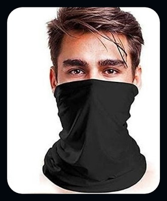 KINGSSWAY Black Bike Face Mask for Men & Women(Size: Free,  Balaclava)