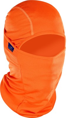 GrandPitstop Orange Bike Face Mask for Men & Women(Size: Free,  Balaclava)