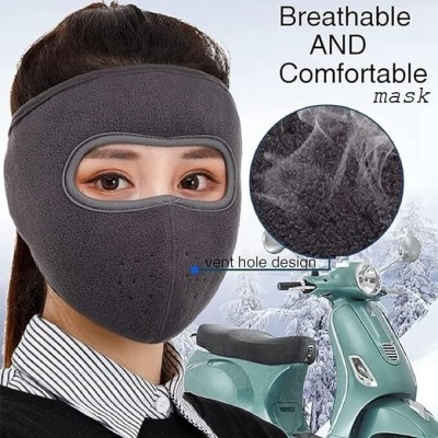 Ramya beauty care Black Bike Face Mask for Men & Women(Size: Free,  Balaclava)