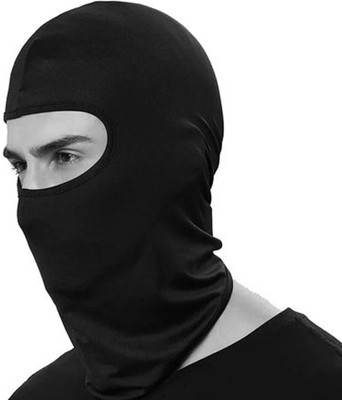 Kingsway Black Bike Face Mask for Men & Women(Size: Free,  Balaclava)