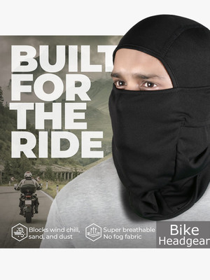 CareDone Black Helmet Skull Cap for Men & Women(Size: Free,  Balaclava)