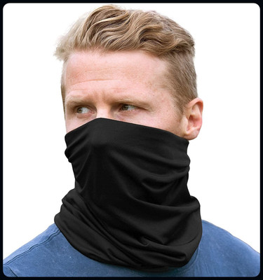 Kingsway Black Bike Face Mask for Men & Women(Size: Free,  Balaclava)