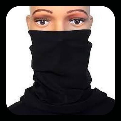 Run India Black Helmet Skull Cap for Men & Women(Size: Free,  Balaclava)