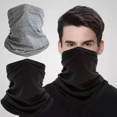 riseabove Black, Grey Bike Face Mask for Men & Women(Size: Free,  Balaclava)