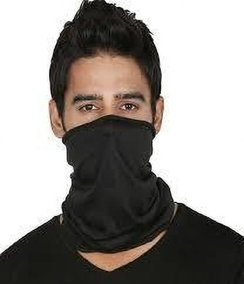 BikenWear Black Helmet Skull Cap for Men & Women(Size: Free,  Balaclava)