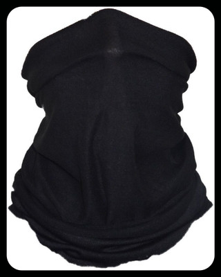 Run India Black Helmet Skull Cap for Men & Women(Size: Free,  Balaclava)