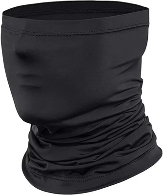 plutoprom Black Bike Face Mask for Men(Size: Free,  Balaclava)