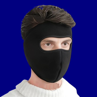 Hench Black Bike Face Mask for Men & Women(Size: Free,  Balaclava)