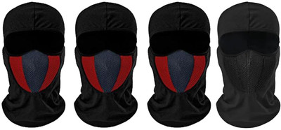 eFashionDeals Red, Red, Red, Black Bike Face Mask for Men & Women(Size: Free,  Balaclava)