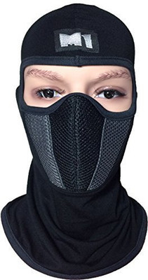 Taveesa Black, Grey Helmet Skull Cap for Women(Size: XL,  Balaclava)