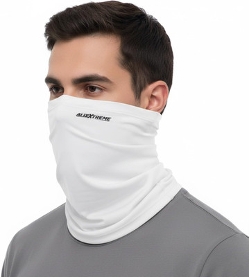 ALLEXTREME White Bike Face Mask for Men & Women(Size: Free,  Balaclava)