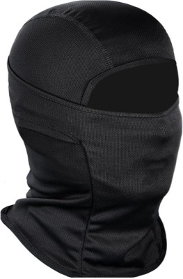 ZARRY Black Bike Face Mask for Men & Women(Size: Free,  Balaclava)