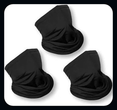 KINGSSWAY Black Bike Face Mask for Men & Women(Size: Free,  Balaclava)