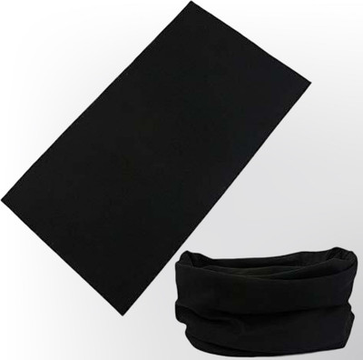 Crystal zone Black Bike Face Mask for Men & Women(Size: Free,  Balaclava)