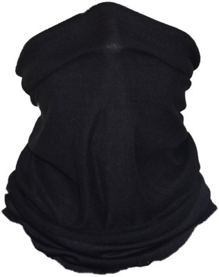 Run India Black Helmet Skull Cap for Men & Women(Size: Free,  Balaclava)
