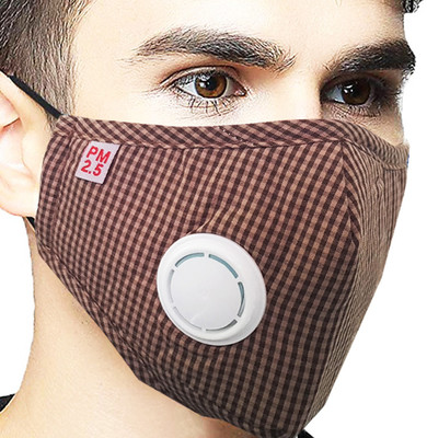 VRITRAZ Brown Bike Face Mask for Men & Women(Size: Free,  Balaclava)
