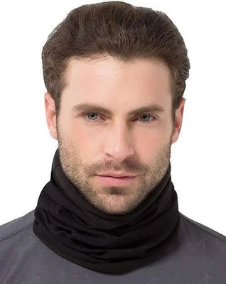 BikenWear Black Helmet Skull Cap for Men & Women(Size: Free,  Balaclava)