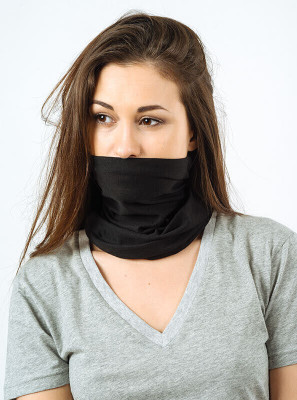 SEMAGO FASHION Black Bike Face Mask for Boys & Girls(Size: Free,  Balaclava)