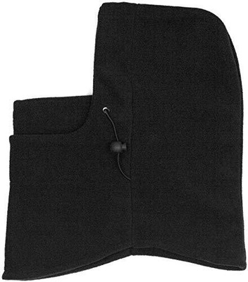 Motoway Black Bike Face Mask for Men(Size: Free,  Balaclava)