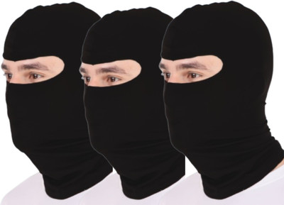 PEENAKIN Black Bike Face Mask for Men & Women(Size: Free,  Balaclava)