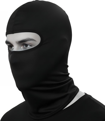 GEAR HUNT Black Bike Face Mask for Men & Women(Size: Free,  Balaclava)