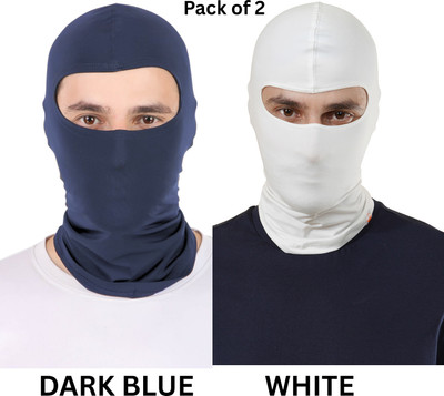 PEENAKIN Blue, White Bike Face Mask for Men(Size: Free,  Balaclava)