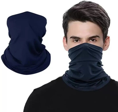 plutoprom Blue Bike Face Mask for Men & Women(Size: Free,  Balaclava)