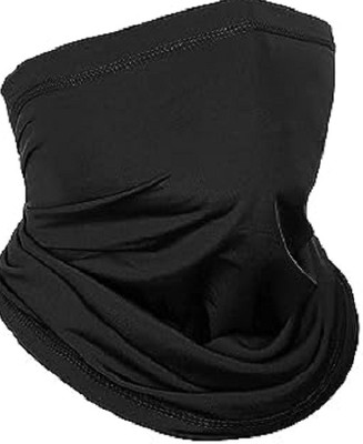 plutoprom Black Bike Face Mask for Men & Women(Size: Free,  Balaclava)