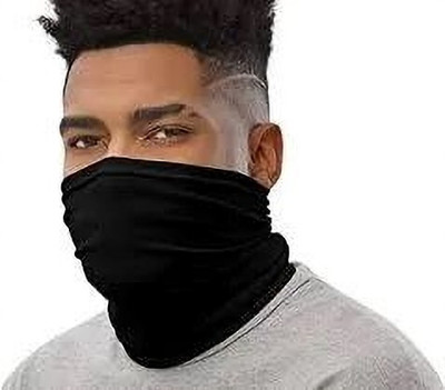 BikenWear Black Helmet Skull Cap for Men & Women(Size: Free,  Balaclava)