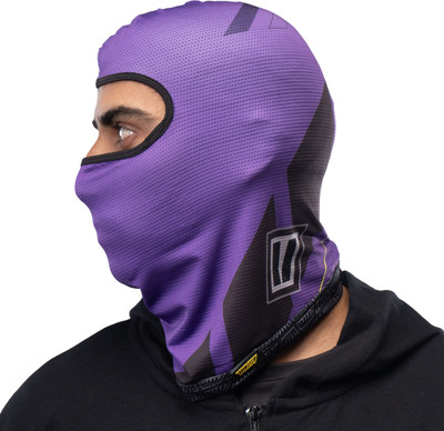 Tiivra Purple Bike Face Mask for Men & Women(Size: Free,  Balaclava)