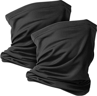 Caiuse Black Bike Face Mask for Men & Women(Size: Free,  Balaclava)