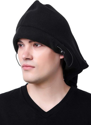 Motoway Black Bike Face Mask for Men(Size: Free,  Balaclava)