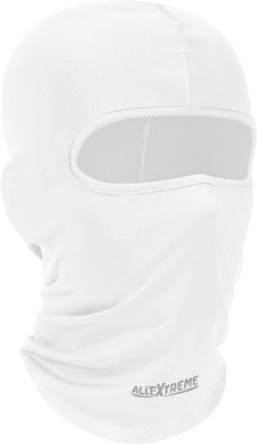 ALLEXTREME White Bike Face Mask for Men & Women(Size: Free,  Balaclava)
