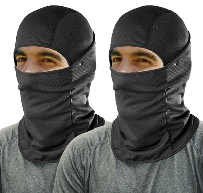 Kingsway Black Bike Face Mask for Men & Women(Size: Free,  Balaclava)
