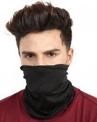 BikenWear Black Helmet Skull Cap for Men & Women(Size: Free,  Balaclava)