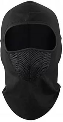 Rhtdm Black Bike Face Mask for Men & Women(Size: Free,  Balaclava)