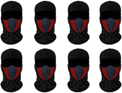 eFashionDeals Black, Red Bike Face Mask for Men & Women(Size: Free,  Balaclava)