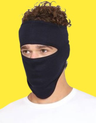 hurrio Black Bike Face Mask for Men(Size: Free,  Balaclava)