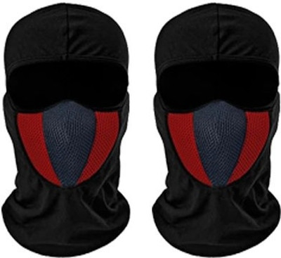 eFashionDeals Black, Red Bike Face Mask for Men & Women(Size: Free,  Balaclava)